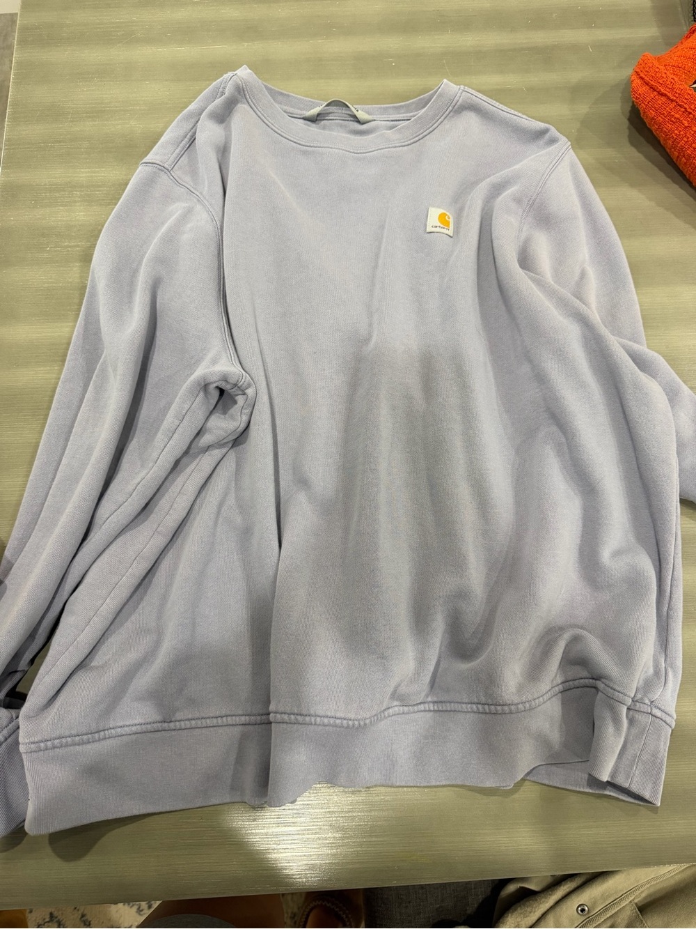 Carhartt Crewneck Sweatshirt in Pale Lavender